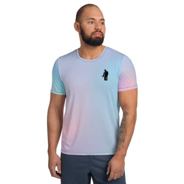 All-Over Print Men's Athletic T-shirt - ReggieSaxLogo