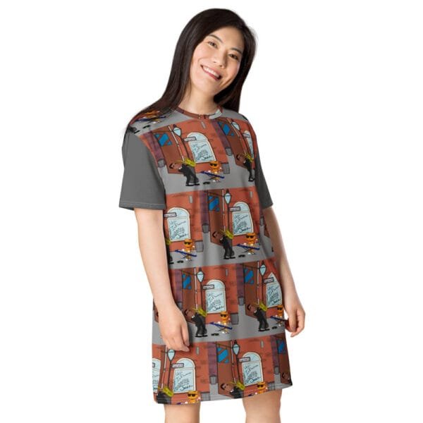 RCH - Under the Influence of Jazz T-shirt dress - Image 4