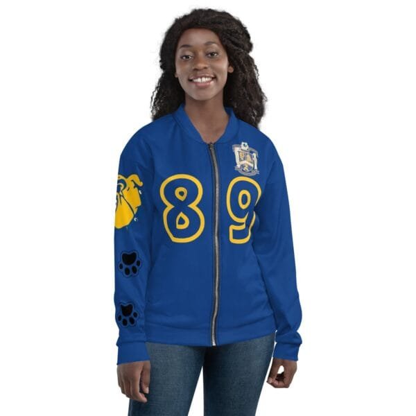 AEB89  Blue Bomber Jacket - Image 3