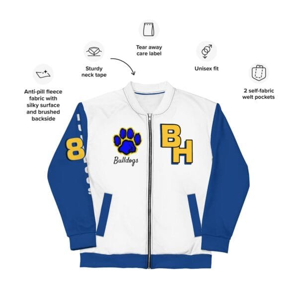 BH Alumni - Unisex Bomber Jacket (B&G c/o 87) - Image 10