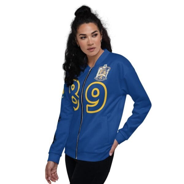 AEB89  Blue Bomber Jacket - Image 11