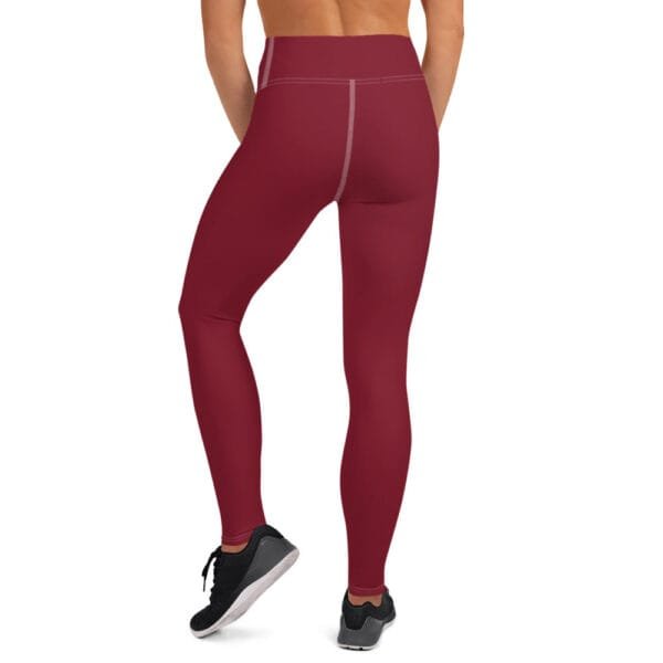 Troy Dance Leggings - (Burgundy) - Image 4