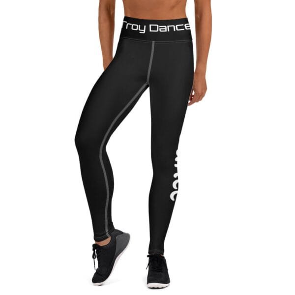 Troy Dance Leggings - Love 2 Dance (Black) - Image 3