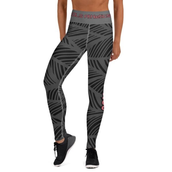 DLS Athletics Leggings - Black & Grey - Image 2