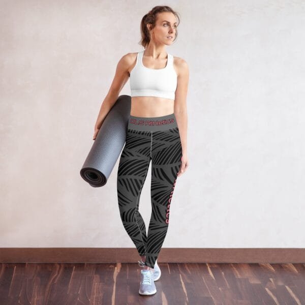 DLS Athletics Leggings - Black & Grey - Image 3