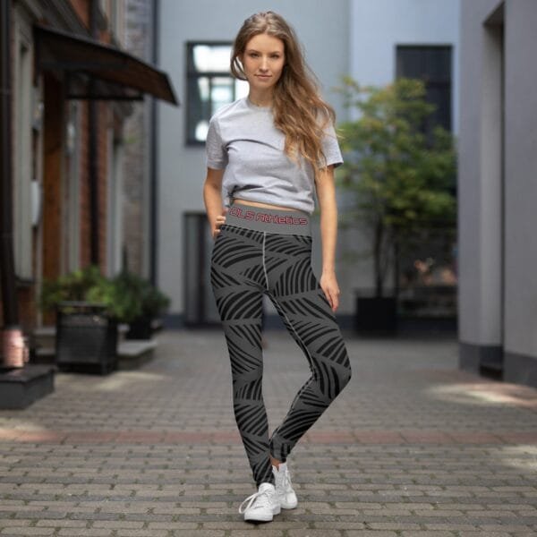 DLS Athletics Leggings - Black & Grey - Image 5