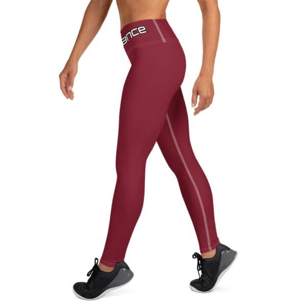 Troy Dance Leggings - (Burgundy) - Image 2