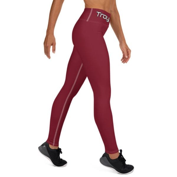 Troy Dance Leggings - (Burgundy) - Image 3