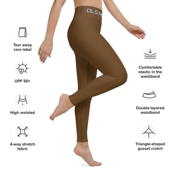 DLS Athletics - Yoga Leggings (Brown) - Image 7