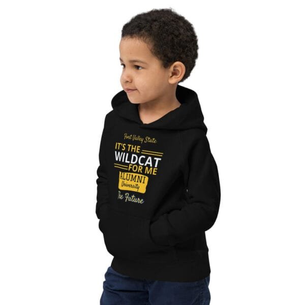 FVSU - Kids (It's The WILDCAT for me...) eco hoodie - Image 4