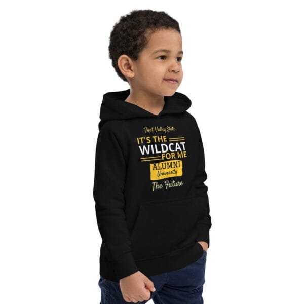 FVSU - Kids (It's The WILDCAT for me...) eco hoodie - Image 3