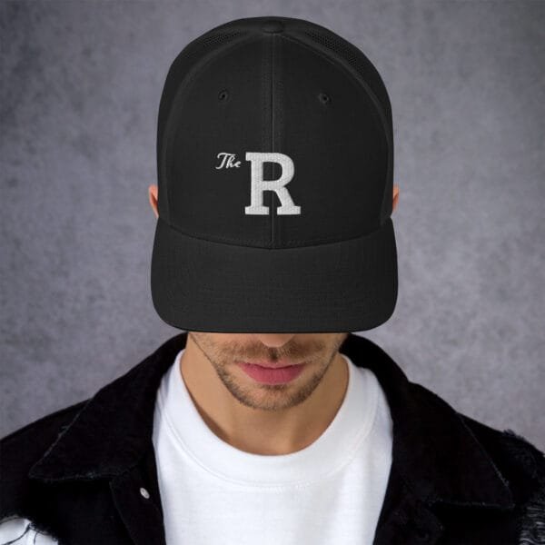 The R - Retro Trucker Hat | Yupoong 6606