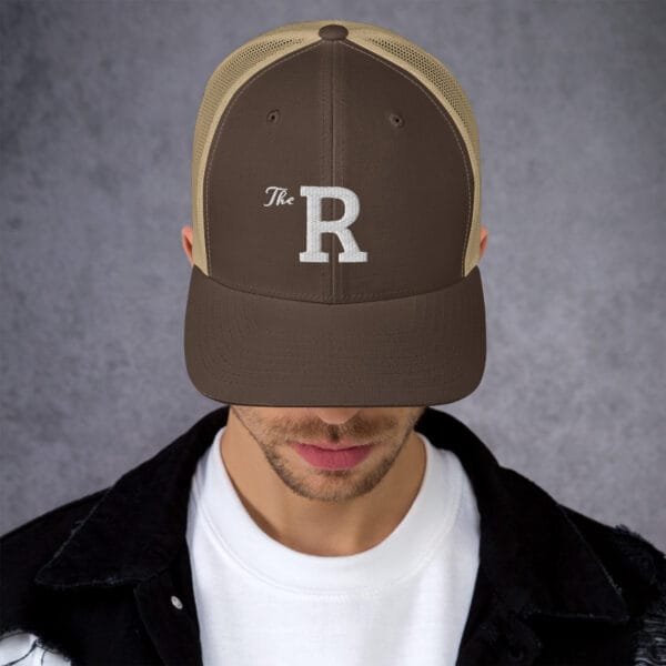 The R - Retro Trucker Hat | Yupoong 6606 - Image 21