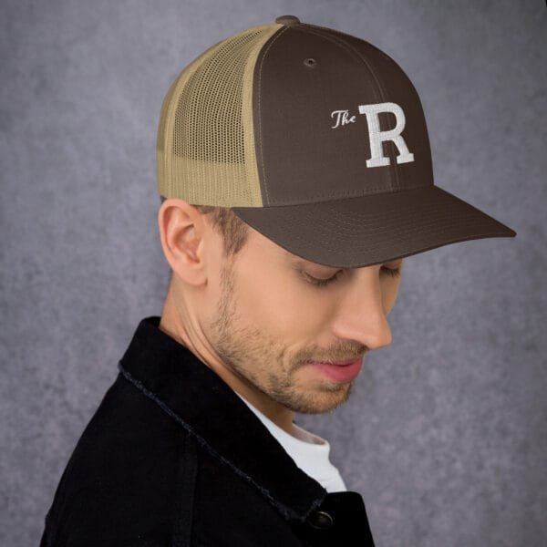 The R - Retro Trucker Hat | Yupoong 6606 - Image 23