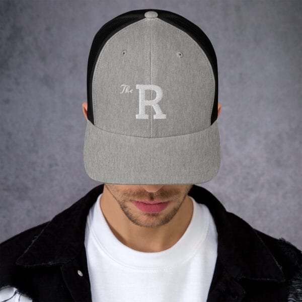 The R - Retro Trucker Hat | Yupoong 6606 - Image 30