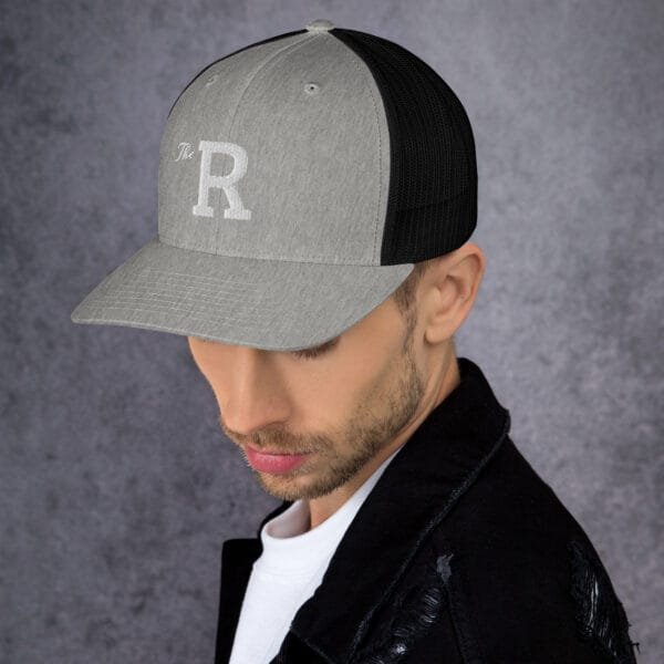 The R - Retro Trucker Hat | Yupoong 6606 - Image 31