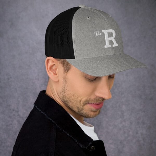 The R - Retro Trucker Hat | Yupoong 6606 - Image 32