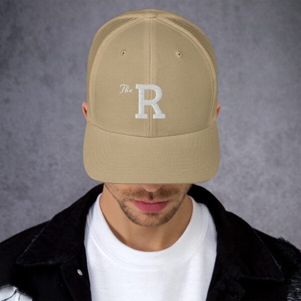 The R - Retro Trucker Hat | Yupoong 6606 - Image 33