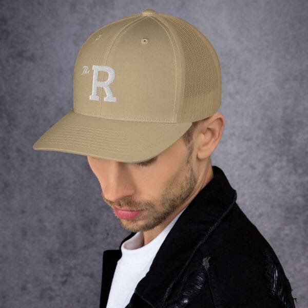 The R - Retro Trucker Hat | Yupoong 6606 - Image 34