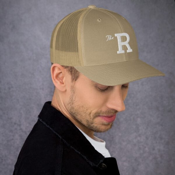 The R - Retro Trucker Hat | Yupoong 6606 - Image 35