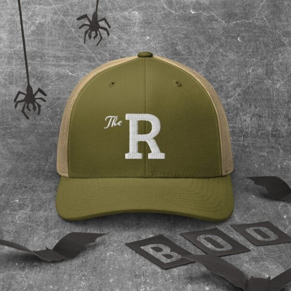 The R - Retro Trucker Hat | Yupoong 6606 - Image 9