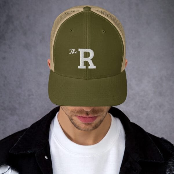 The R - Retro Trucker Hat | Yupoong 6606 - Image 36