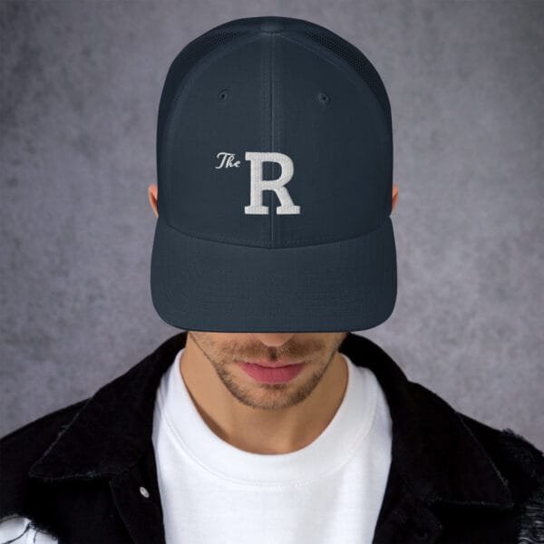 The R - Retro Trucker Hat | Yupoong 6606 - Image 12