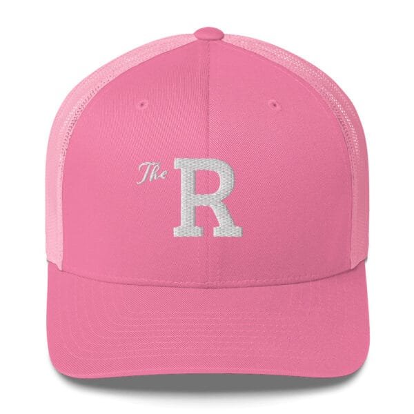 The R - Retro Trucker Hat | Yupoong 6606 - Image 7