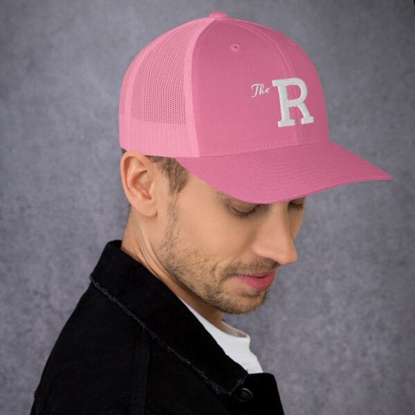 The R - Retro Trucker Hat | Yupoong 6606 - Image 29