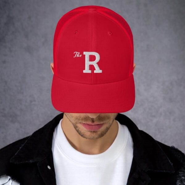 The R - Retro Trucker Hat | Yupoong 6606 - Image 18