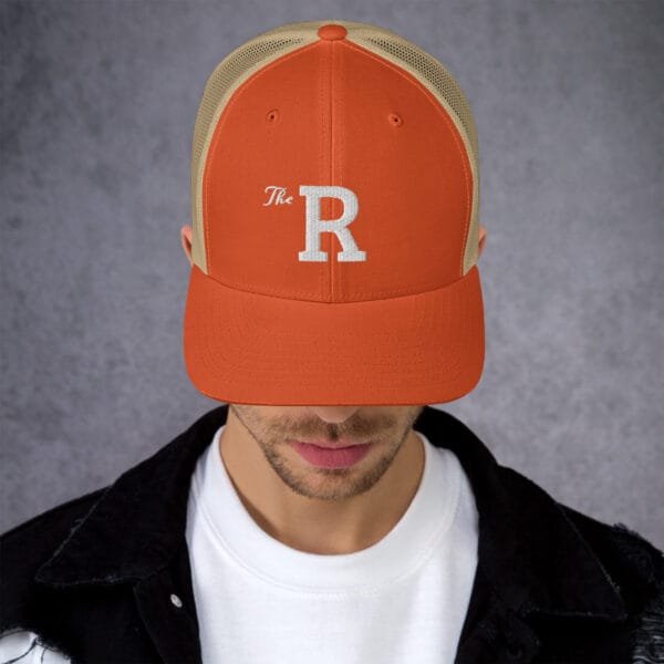 The R - Retro Trucker Hat | Yupoong 6606 - Image 24