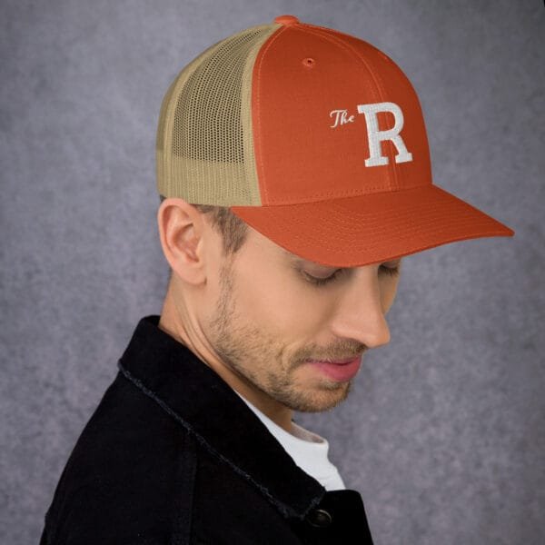 The R - Retro Trucker Hat | Yupoong 6606 - Image 26