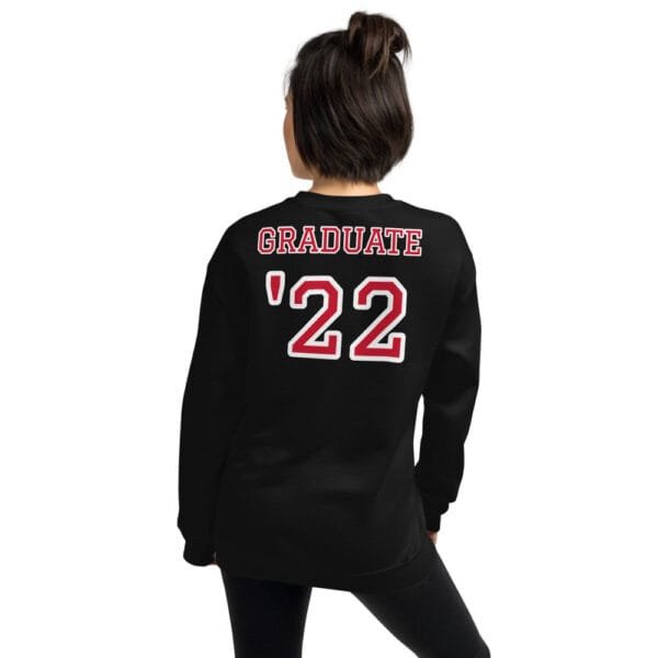 TROY UNIVERSITY - Unisex Crew Neck BLACK (GRADUATE) - Image 4