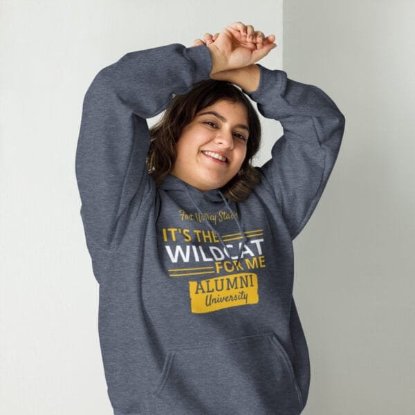 FVSU ALUMNI (It's The WILDCAT For Me...) - Unisex Hoodie - Image 4