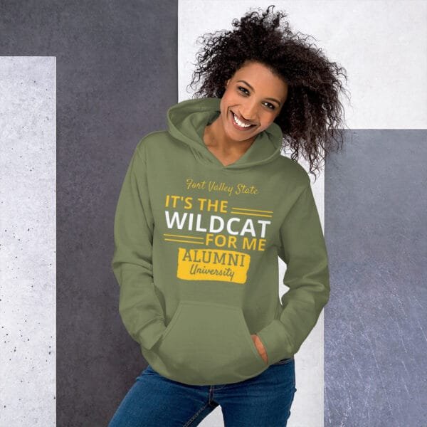 FVSU ALUMNI (It's The WILDCAT For Me...) - Unisex Hoodie - Image 14