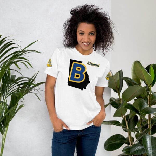 AEB - White B on Georgia T-Shirt (Personalize) - Image 2