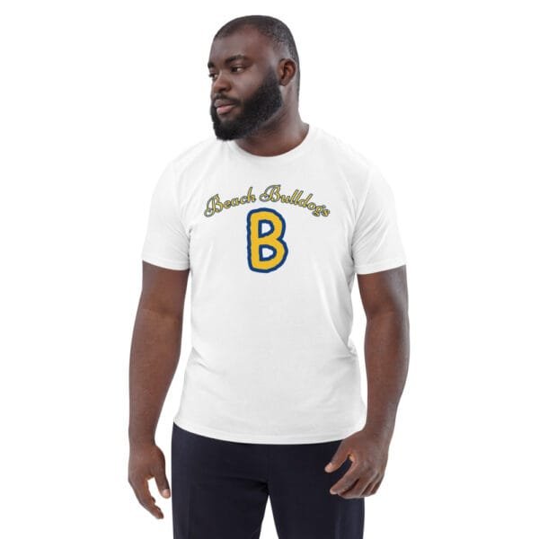 AEB - Beach Bulldog Unisex Organic Cotton T-shirt - Image 3