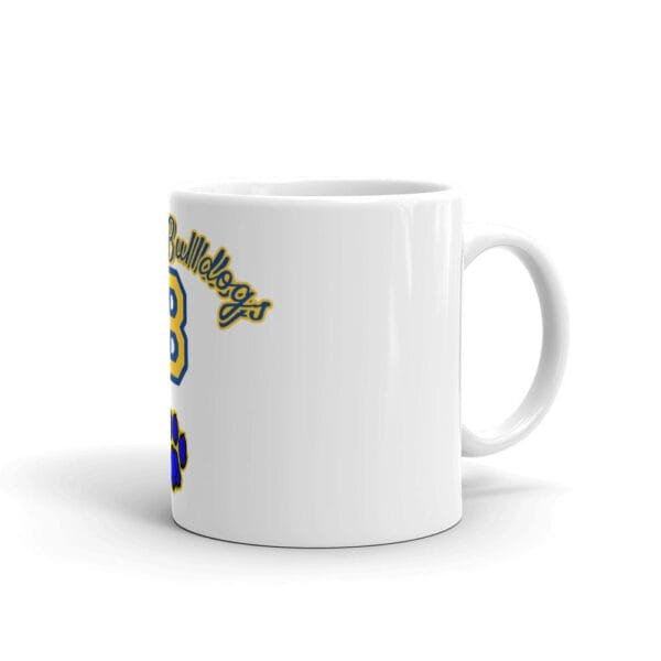 AEB - Beach Bulldogs White glossy mug - Image 2