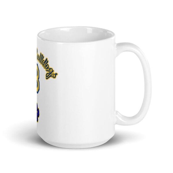 AEB - Beach Bulldogs White glossy mug - Image 5