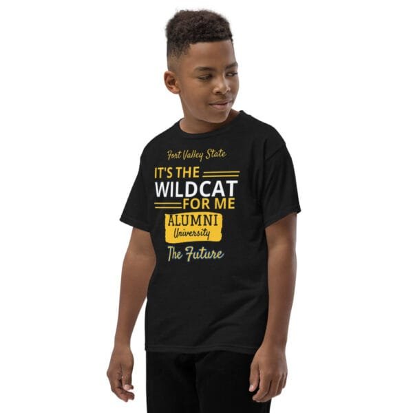 FVSU Youth Tee - Personalize (It's The WILDCAT for me) - Image 4