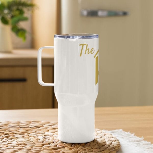 The R - Travel mug with a handle - Image 2