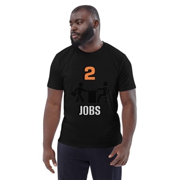 2JOBS - Unisex organic cotton t-shirt (BLK)