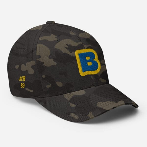 AEB89 - Camouflage Structured Twill Cap (Alumni) - Image 2