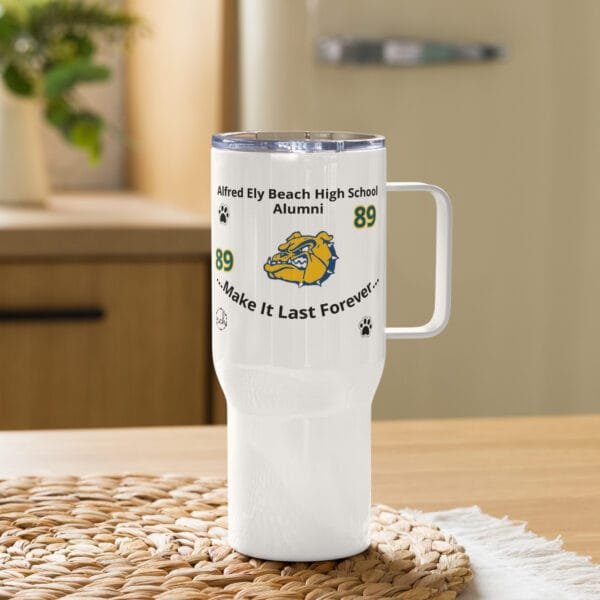 AEB89 - Travel mug with a handle - Image 3