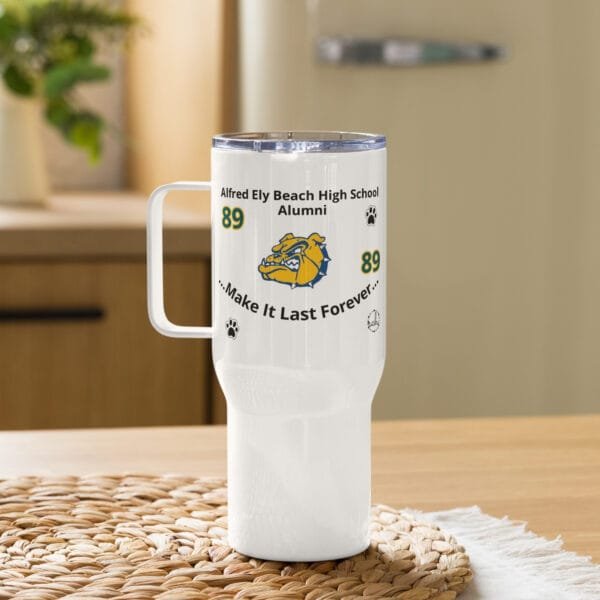 AEB89 - Travel mug with a handle - Image 2