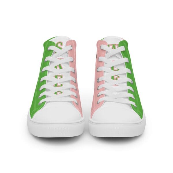 Chucks and Pearls - 1908 Women’s high top canvas shoes (Skee Wee) - (Custom - LuLu) - Image 22