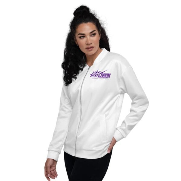 GXPLOSION WHITE Bomber Jacket (GX) - Image 5